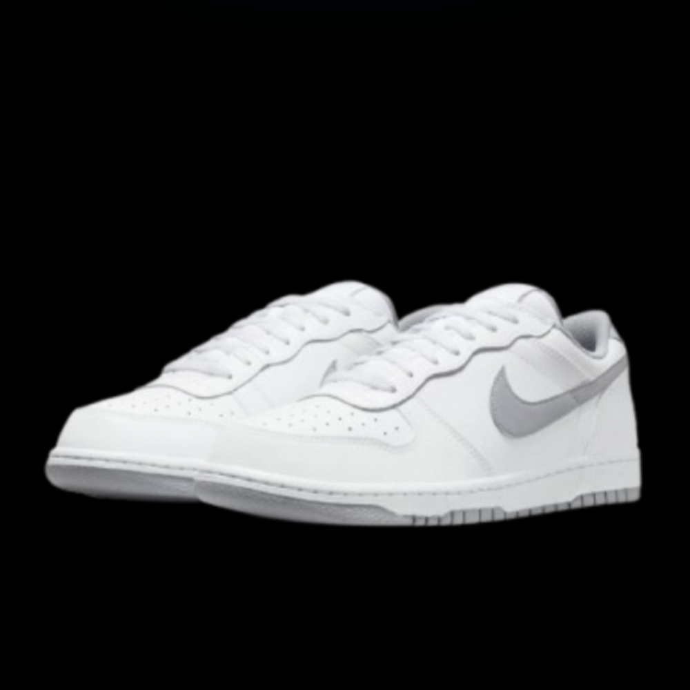 Nike Big NIKE Low Mens Size 12 White Wolf Grey